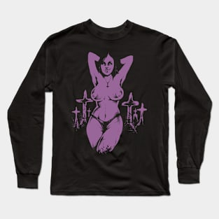 Graveyard Babe Long Sleeve T-Shirt